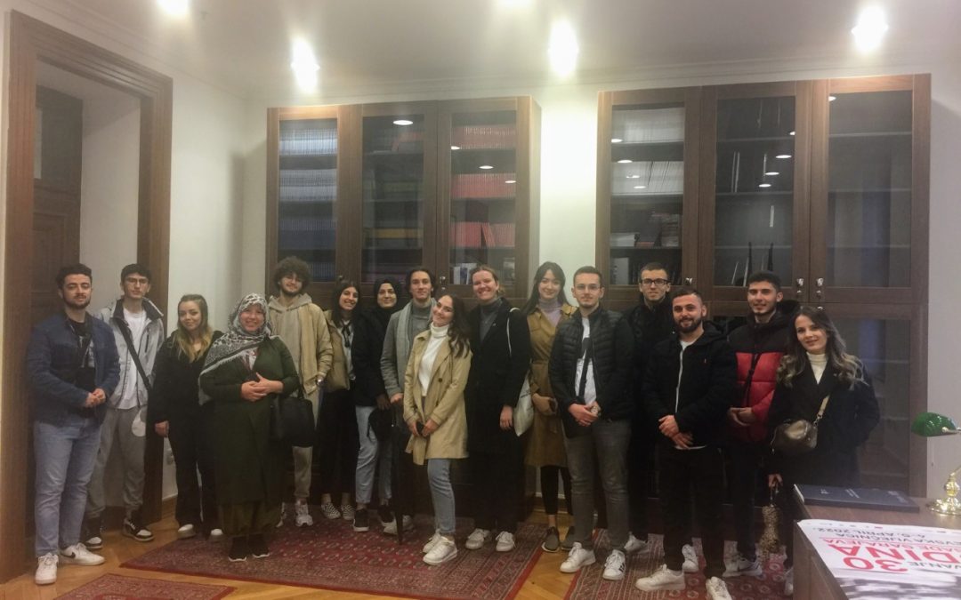 Students from International University of Sarajevo (IUS) visited Sarajevo Information Centre on ICTY