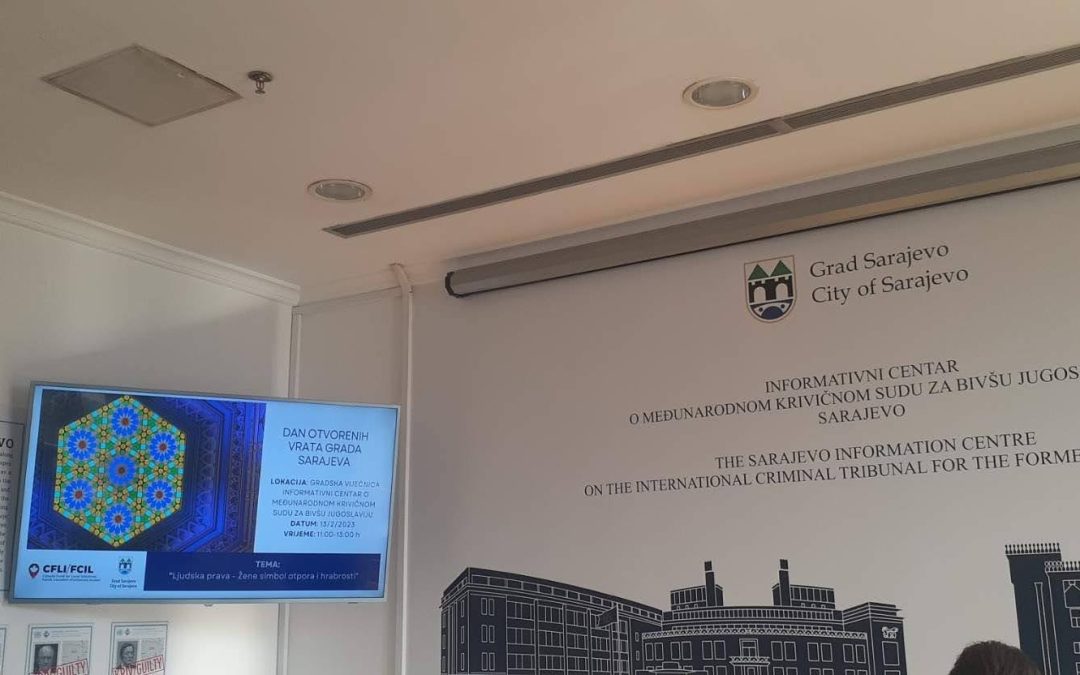 The City of Sarajevo Open Day was held in the premises of the Information centre on the International Criminal Tribunal for the former Yugoslavia