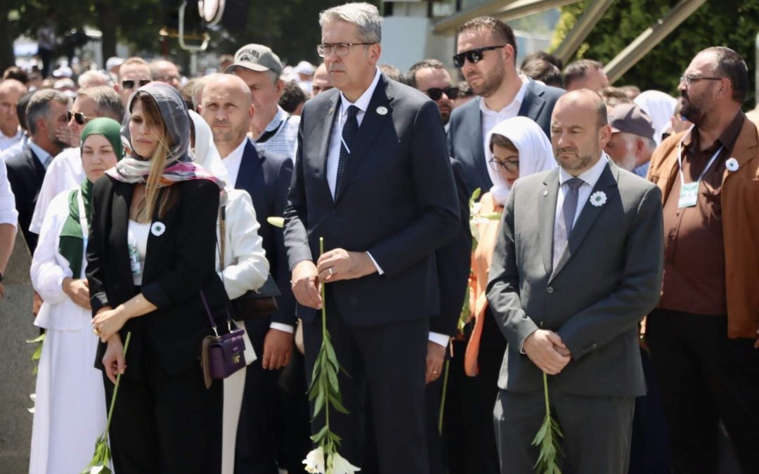 Delegation of the City of Sarajevo Pays Tribute to the Victims of the Srebrenica Genocide in Potočari